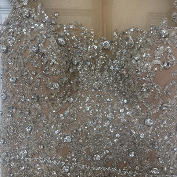 Glamorous Gold Embellished Maxi Dress - Picture 4 of 7